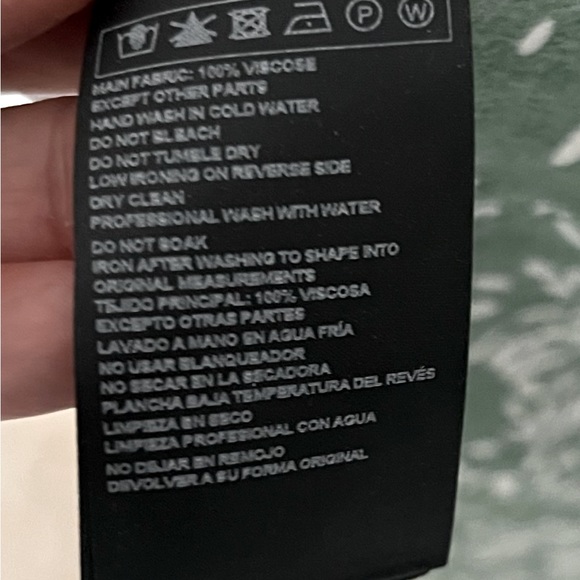 BA&SH Green Vlada floral print dress Women’s size 4 - Picture 10 of 10